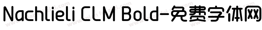 Nachlieli CLM Bold字体转换